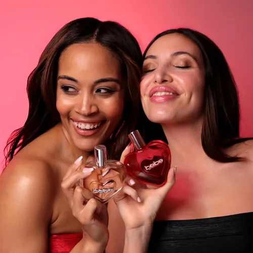 Vista 8 de Bebe Luxe Eau de Parfum Spray para mujer, fragancias florales de larga duración para mujer, notas de mango, rosa, jazmín, peonía, perfume