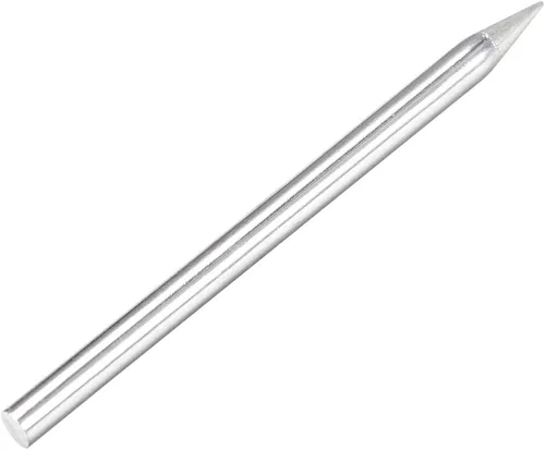 Vista 3 de uxcell 0.134x2.638 in sin plomo punta de soldadura de repuesto de punta cónica de soldadura equipo de soldadura para soldadura plata 30W 2pcs