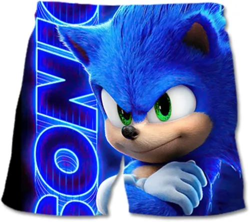 Vista 3 de QIERW Boys and Girls Short Sleeves and Shorts Sets, 3D Printed Summer Game Anime Cartoon T Shirt Shorts Suit