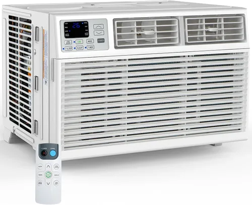 Vista 9 de Aire acondicionado electáctico para ventana, unidad de CA de ventana de 12000 BTU, refrigeración de 550 pies cuadrados, enfriamiento rápido