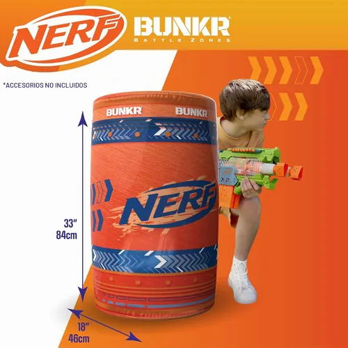 Vista 3 de NERF BUNKR Battle Royale - Búnker inflable Battlezone