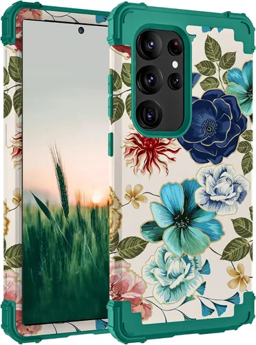 Vista 19 de Hocase Funda para Samsung Galaxy S26 Ultra, mandala beige