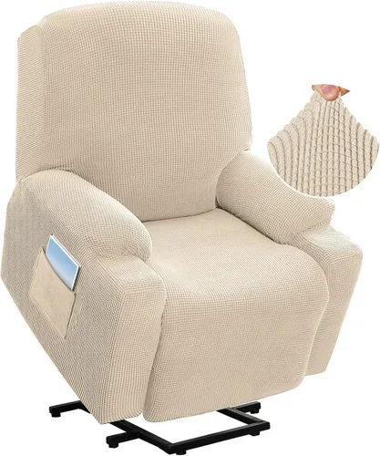 Vista 16 de H.VERSAILTEX - Funda elástica para sofá reclinable, funda para silla reclinable eléctrica de elevación de potencia, funda para silla reclinable