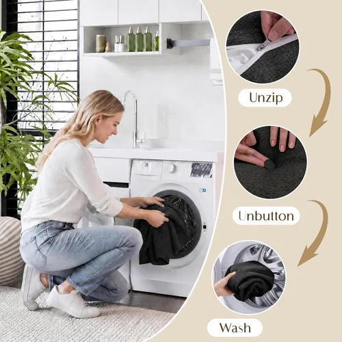 Vista 8 de Almohada de Cuña para Cabecero - Almohada Triangular para Cabecero de Cama, Almohada de Cuña para Descanso en la Cama, para Sentarse en la Cama
