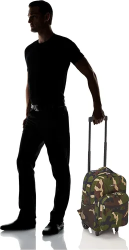 Vista 8 de Rockland, bolsa de viaje de 17 pulgadas, con ruedas., Camuflaje), R01-CAMO