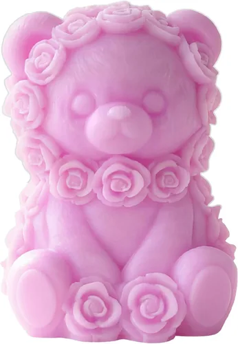 Vista 6 de Suture Bear Doll Bear Candle Animal Resina Casting Making Moldes Molde de silicona para velas Decoración del hogar Fabricación de velas Molde
