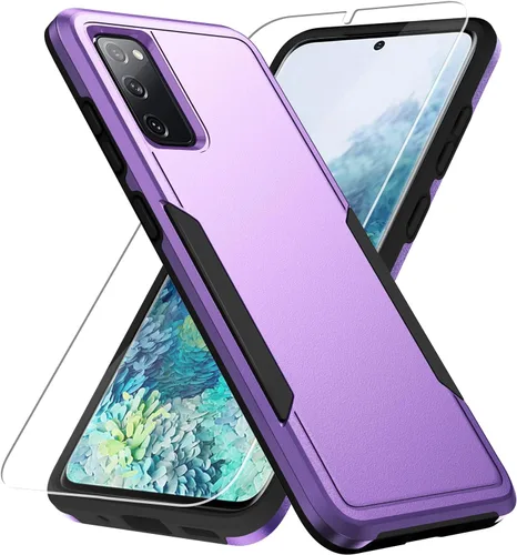 Vista 8 de Samung S20 FE 5G - Funda protectora para Samsung Galaxy S20 FE 5G, con protector de pantalla [probada contra caídas de grado militar], funda Negro