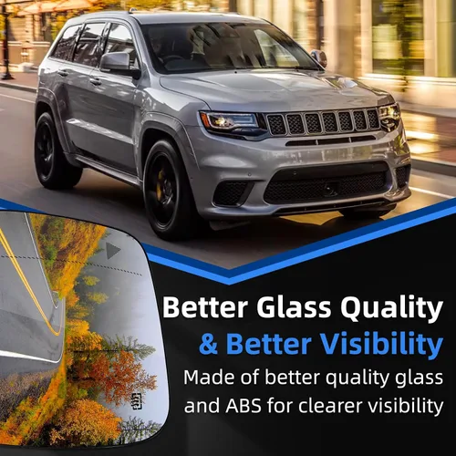 Vista 5 de Espejo lateral del conductor de repuesto para Jeep Grand Cherokee 2011-2020, para Dodge Durango 2014-2019, espejo retrovisor lateral izquierdo