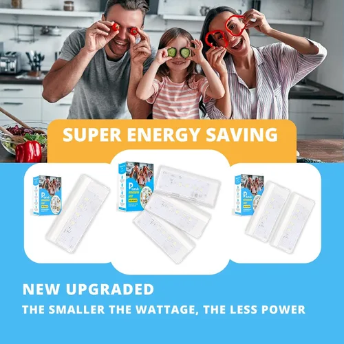 Vista 5 de Repuesto de luz LED para refrigerador W10515058 W10515057 compatible con Whirlpool Kenmore Maytag, WPW10515058, W10522611, W10465957, AP6022534