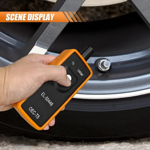Vista 6 de EL-50448 herramienta de restablecimiento TPMS, herramienta de programación de reset del sistema TPMS del coche, herramientas de activación