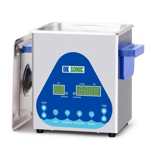 Vista 16 de DK SONIC Limpiador Ultrasónico, 1.5L 60W Limpiador Ultrasónico de Joyas de Acero Inoxidable con Cesta de Limpieza, Temporizador, Limpiador Sónico