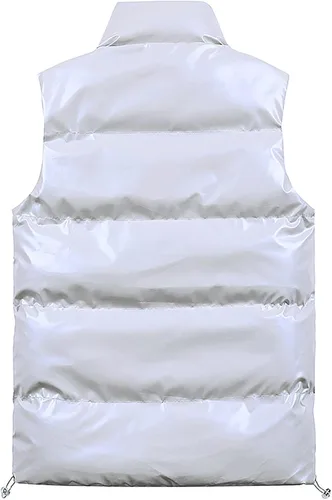 Vista 6 de SJWCLYS Chaleco de invierno para hombre, chaleco de invierno para exteriores, ropa de exterior, extraíble, acolchado, sin mangas, con capucha