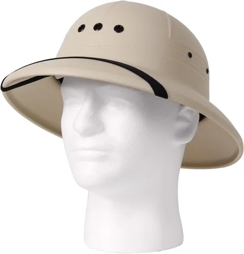 Vista 5 de Rothco Casco Pith - Sombrero estilo safari para protección solar para aventuras al aire libre