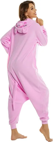 Vista 5 de CANASOUR Pijama de elefante unisex para fiesta de cosplay de polar