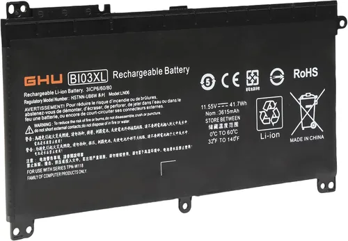 Vista 5 de GHU BI03XL ON03XL - Batería de repuesto para HP Pavilion x360 13-U M3-U Stream 14-AX, compatible con HSTNN-UB6W