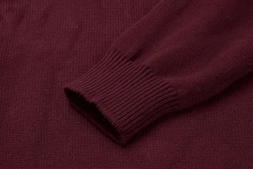 Vista 4 de MAGNIVIT Suéter para hombre, con cremallera de un cuarto, a rayas, para otoño, invierno, primavera, bloque de color, polo, sudaderas