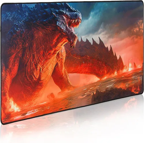 Vista 11 de GUNMJO Cherry Blossom - Alfombrilla de mouse extendida para juegos, superficie ultra suave para control de mouse con precisión de píxeles, costuras
