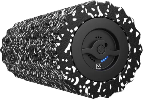 Vista 4 de FITINDEX Rodillo de espuma vibratoria para ejercicio,4 velocidades de Negro
