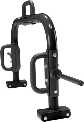 Vista 7 de CAP Barbell Barra de trampa abierta Deluxe - Barra hexagonal y de encogimiento para pesas olímpicas y estándar