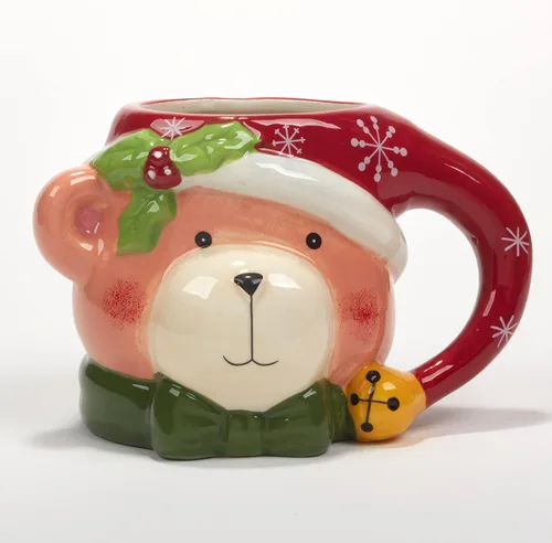 Vista 4 de Certified International Holiday 4 Pc. Juego de tazas, 18 onzas, multicolor