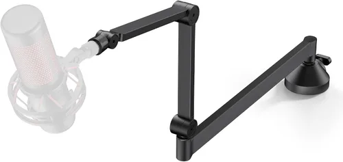 Vista 11 de InnoGear Brazo de Micrófono de Perfil Bajo, Soporte de Brazo de Micrófono Giratorio de 360°, Brazo Articulado de Micrófono de Escritorio Plegable