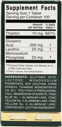 Vista 5 de Sukrol, Ácido Glutámico, Lecitina y Thiamin, Suplemento alimenticio vitamínico que te ayudará mejorar tu salud física y mental, Ayuda a mejorar tu