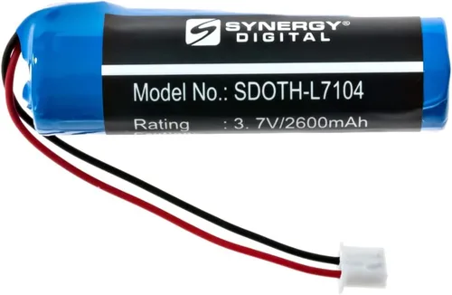 Vista 4 de Synergy Digital Amplificador de batería, compatible con amplificador Croove B0143KH9KG, (iones de litio, 3.7 V, 2600 mAh), ultra alta capacidad