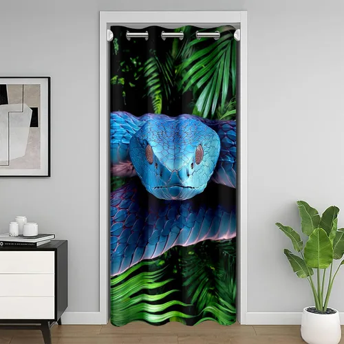 Vista 41 de Erosebridal Cortina de puerta de teñido anudado, cortina opaca bohemia, cortina exótica abstracta en espiral, elegante cortina hippie para puerta