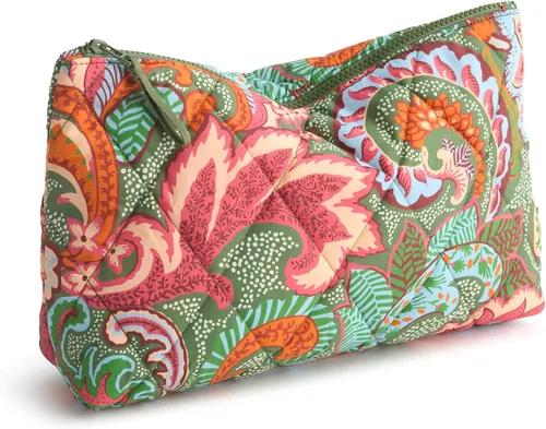 Vista 13 de Vera Bradley bolsa grande ligera para mujer Rosa (Withered Rose)