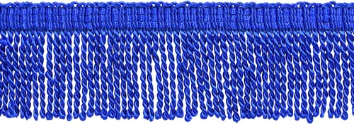 Vista 5 de DÉCOPRO Colección Basic Trim de 2 pulgadas (2.0 in) con bordes de color azul, # BFT2, oro antiguo # C4T (oro amarillo, azul rey) paquete de 5 yardas