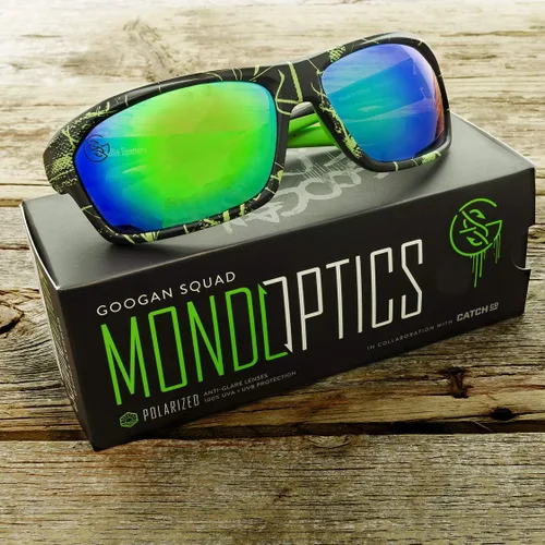 Vista 9 de Catch Co Googan Squad Mondo Optics Smallie Spotters - Gafas de sol polarizadas para pesca