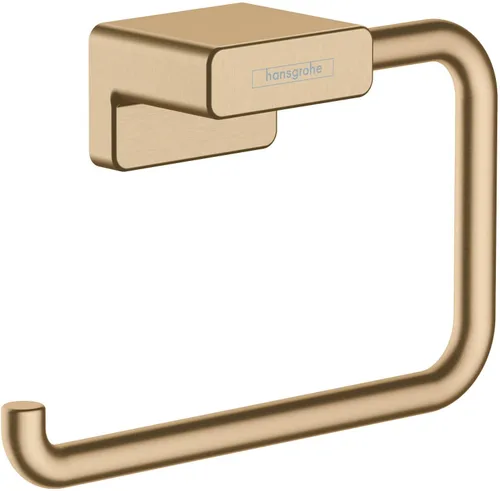 Vista 10 de hansgrohe AddStoris 41771340 - Portarrollos sin tapa en cromo negro cepillado, accesorios de 3 pulgadas
