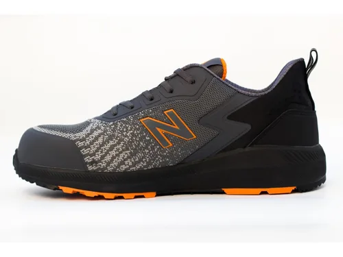 Vista 4 de New Balance Botas industriales Speedware con punta compuesta para hombre, grisnaranja, 10 de ancho