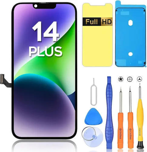 Vista 8 de Ayake Reemplazo de pantalla para iPhone 13 Mini, pantalla LCD FHD de 5.4 pulgadas y pantalla digitalizadora táctil, True Tone programable, Face ID