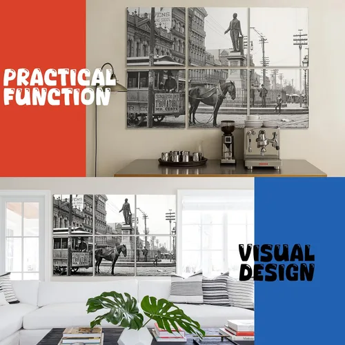 Vista 9 de Paquete de 6 paneles acústicos para pared, 23.6"x23.6" panel decorativo insonorizado de arte, panel autoadhesivo absorbente de sonido, tratamiento
