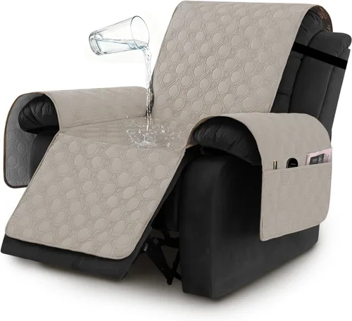 Vista 9 de H.VERSAILTEX Funda 100% Impermeable para Silla Gruesa y Duradera Fundas para Sofá para Perros Protector de Sofá Triple Antideslizante Fundas