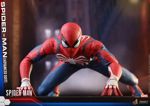 Vista 6 de Hot Toys Spider-Man Advanced Suit 1/6 Figura de sexta escala Marvel Video