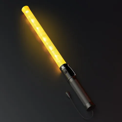 Vista 8 de RoadHero 1 paquete de varitas de tráfico de 21 pulgadas, bastón de control de tráfico LED verde, varita de luz de seguridad nocturna con 2 modos