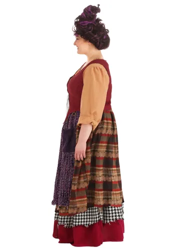 Vista 9 de Disfraz de Mary Sanderson para Mujer Talla Plus de Hocus Pocus de Disney Multicolor
