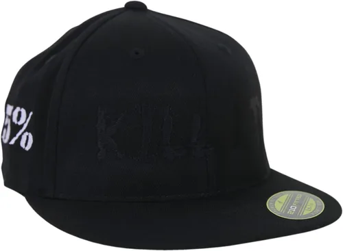Vista 2 de 5% Nutrition Graphic Black Red Snapback Flexfit Trucker Hat for Men and Women