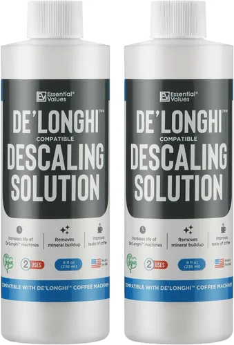 Vista 12 de Essential Values Solución Descalcificadora (8 fl oz / 236 ml) – Limpiador de Cafetera para Nespresso, Keurig, Breville y Más – Funciona en Todas