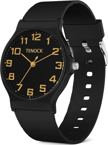 Vista 22 de Reloj analógico para niños y niñas, resistente al agua hasta 30M, reloj deportivo para niños, fácil de leer, con esfera fina, correa suave