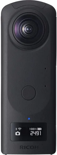 Vista 4 de Cámara Ricoh Theta Z1 51GB Negra 360°, Dos sensores CMOS retroiluminados de 1.0 pulgada, Memoria interna aumentada de 51GB, Imágenes de 23MP, Video