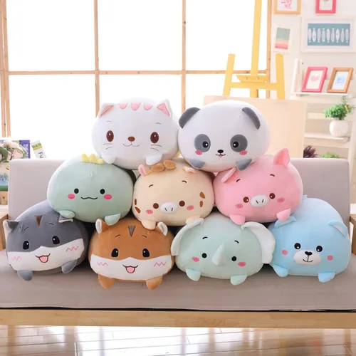 Vista 9 de Lindo mini elefante de peluche cilíndrico elefante de peluche, juguetes de peluche, regalos para niños y amantes o decoración del hogar, 8 pulgadas