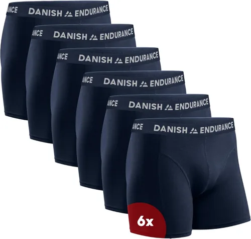 Vista 15 de DANISH ENDURANCE Men's Cotton Boxer Briefs, Soft, Breathable, 6 & 10-Pack negro (Black 10-Pack)