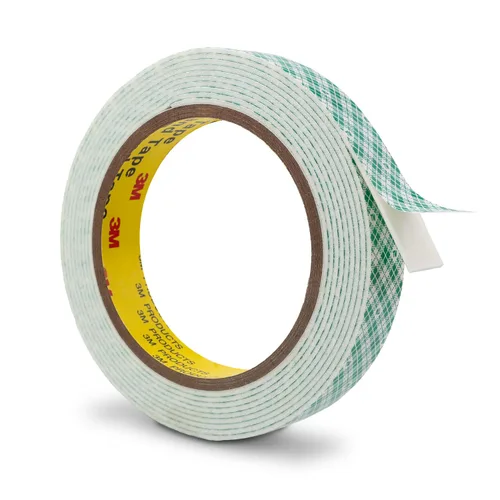 Vista 10 de Cinta de espuma de doble cara 0.39" x 10 pies Fabricada con cinta de espuma 3M de pelar y pegar Cinta de montaje Cinta de doble capa de uretano