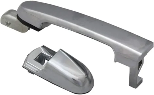 Vista 6 de Para Hyundai Accent 2006-2011 Manija de puerta exterior trasera, lado del conductor cromado Trim: GLS