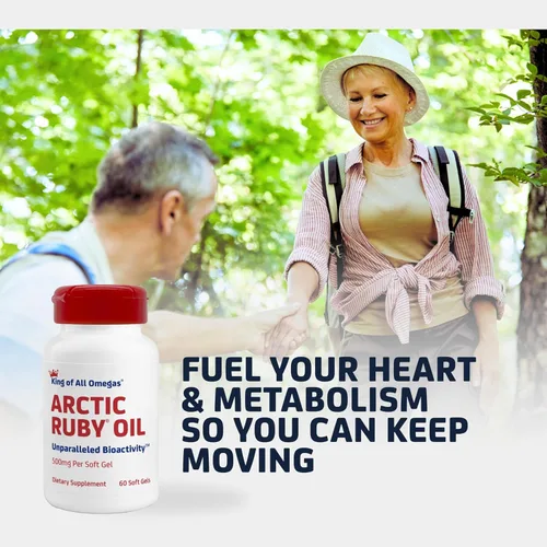 Vista 2 de Aceite de rubí ártico de 1000 mg – Suplemento Omega 3 para mujeres y hombres con EPA, DHA y astaxantina 2 mg – Alternativa al aceite de pescado