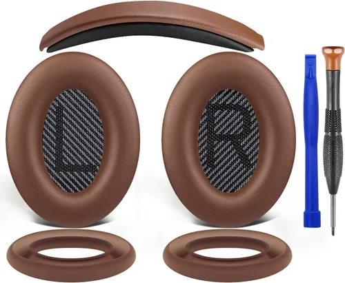 Vista 13 de SOULWIT Kit de repuesto para Bose QC35/QC35 ii - Negro
