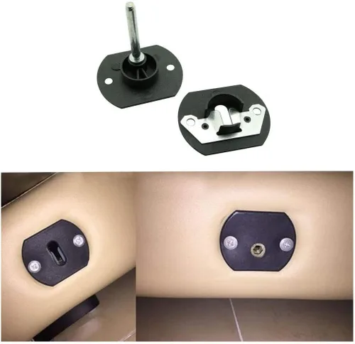 Vista 5 de RLECS Conector seccional de sofá 4sets sofá seccional muebles conector pin permanece hebilla estilo muebles conector